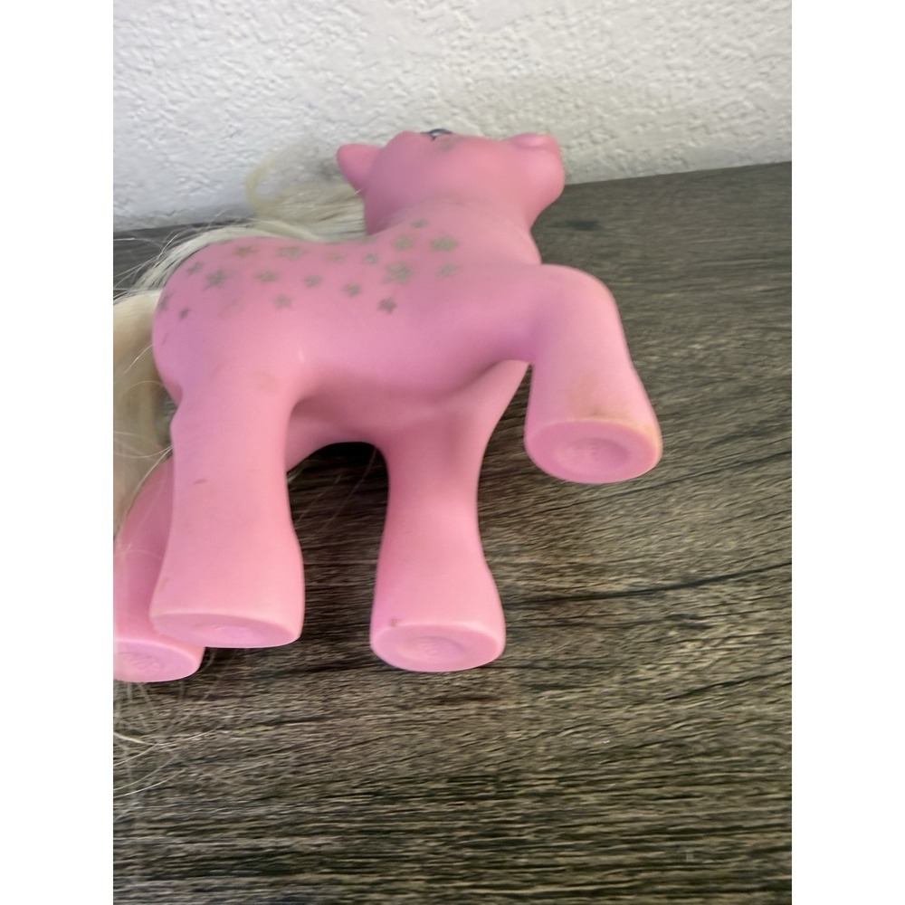 Vintage My Little Pony 1987 G1 Pink Unicorn Twice as Fancy Milky Way - Picture 11 of 15